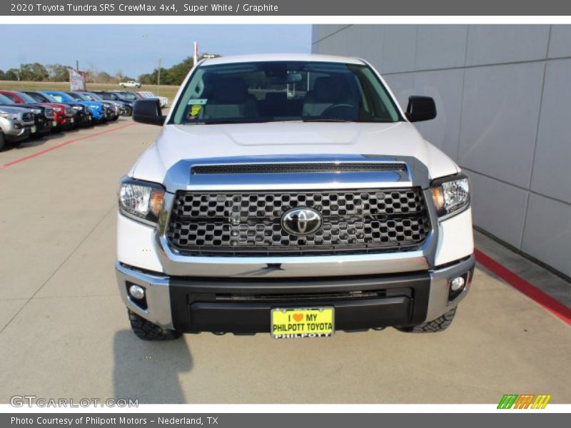 Super White / Graphite 2020 Toyota Tundra SR5 CrewMax 4x4