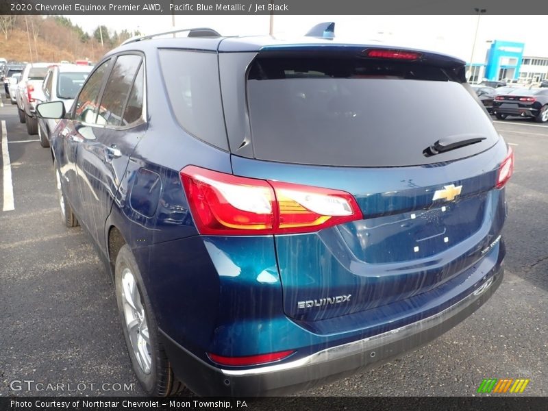 Pacific Blue Metallic / Jet Black 2020 Chevrolet Equinox Premier AWD