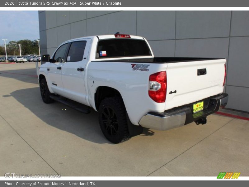 Super White / Graphite 2020 Toyota Tundra SR5 CrewMax 4x4