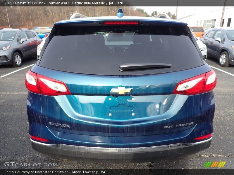 Pacific Blue Metallic / Jet Black 2020 Chevrolet Equinox Premier AWD