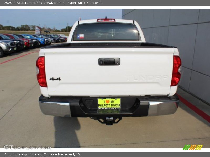 Super White / Graphite 2020 Toyota Tundra SR5 CrewMax 4x4