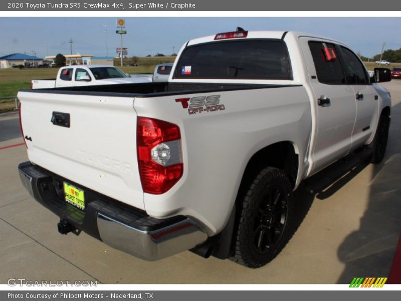 Super White / Graphite 2020 Toyota Tundra SR5 CrewMax 4x4