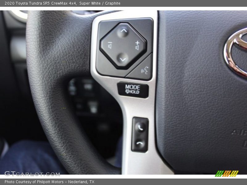 Super White / Graphite 2020 Toyota Tundra SR5 CrewMax 4x4
