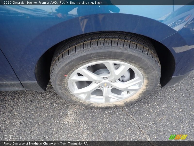 Pacific Blue Metallic / Jet Black 2020 Chevrolet Equinox Premier AWD