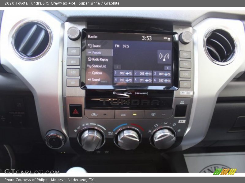 Super White / Graphite 2020 Toyota Tundra SR5 CrewMax 4x4