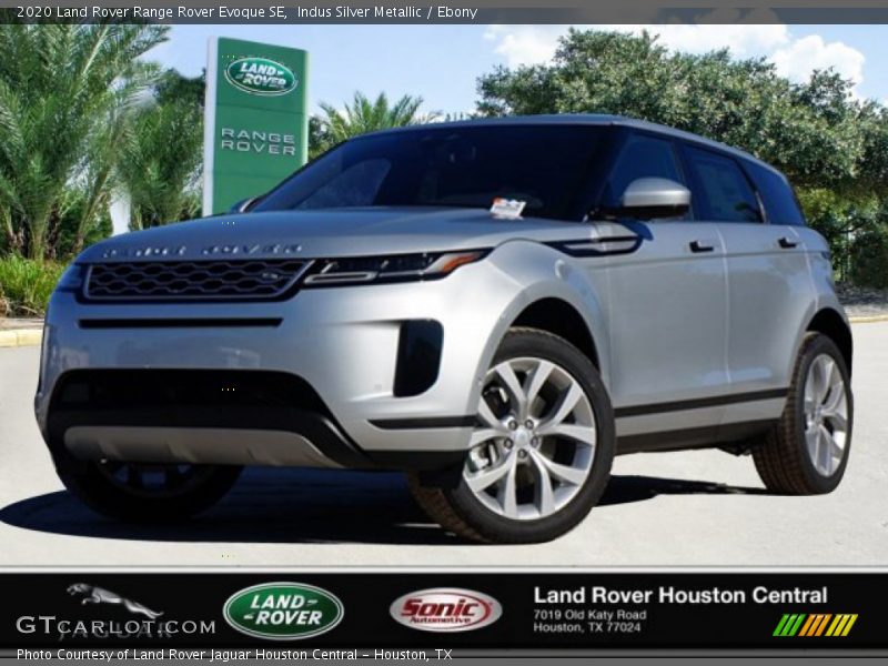 Indus Silver Metallic / Ebony 2020 Land Rover Range Rover Evoque SE