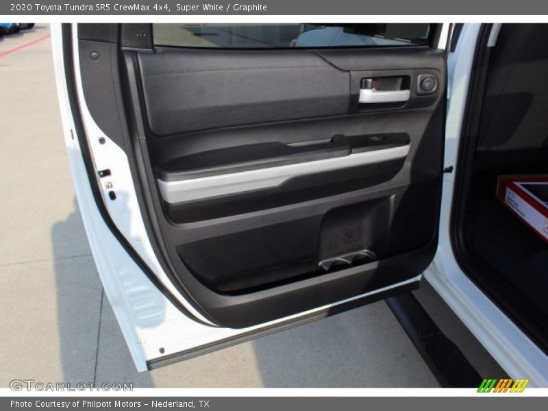 Super White / Graphite 2020 Toyota Tundra SR5 CrewMax 4x4