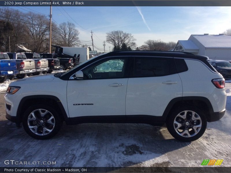 White / Black 2020 Jeep Compass Limted 4x4