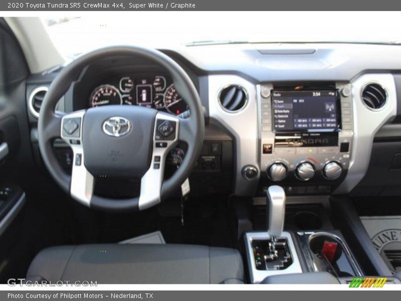 Super White / Graphite 2020 Toyota Tundra SR5 CrewMax 4x4