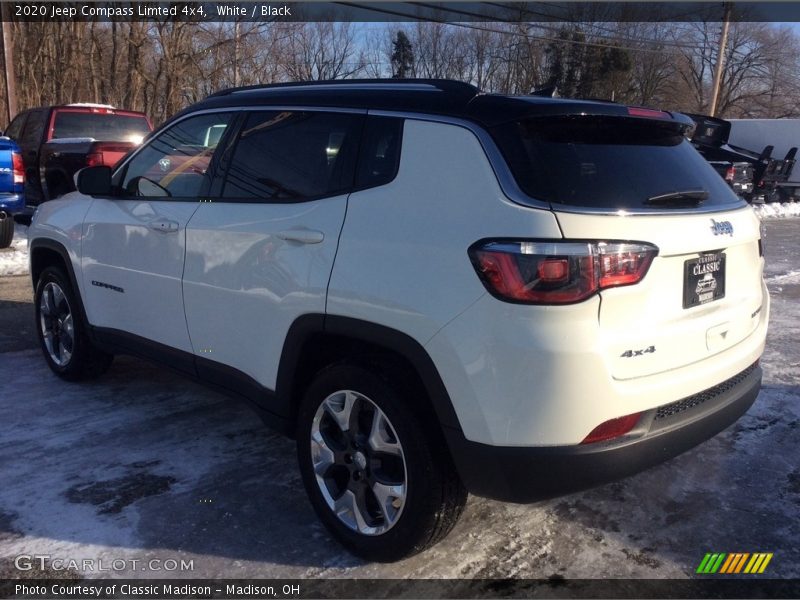White / Black 2020 Jeep Compass Limted 4x4