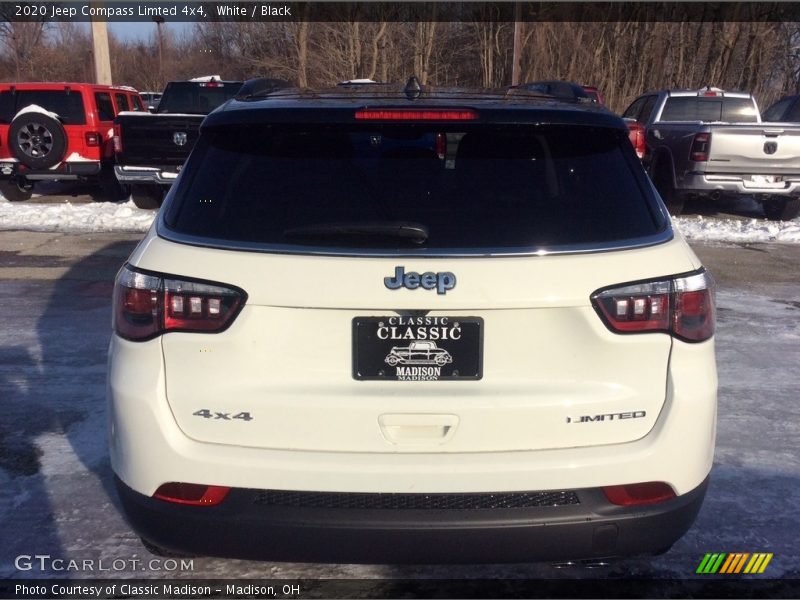 White / Black 2020 Jeep Compass Limted 4x4