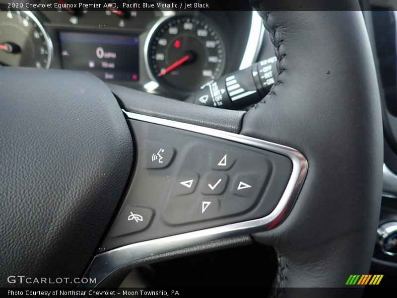 Pacific Blue Metallic / Jet Black 2020 Chevrolet Equinox Premier AWD