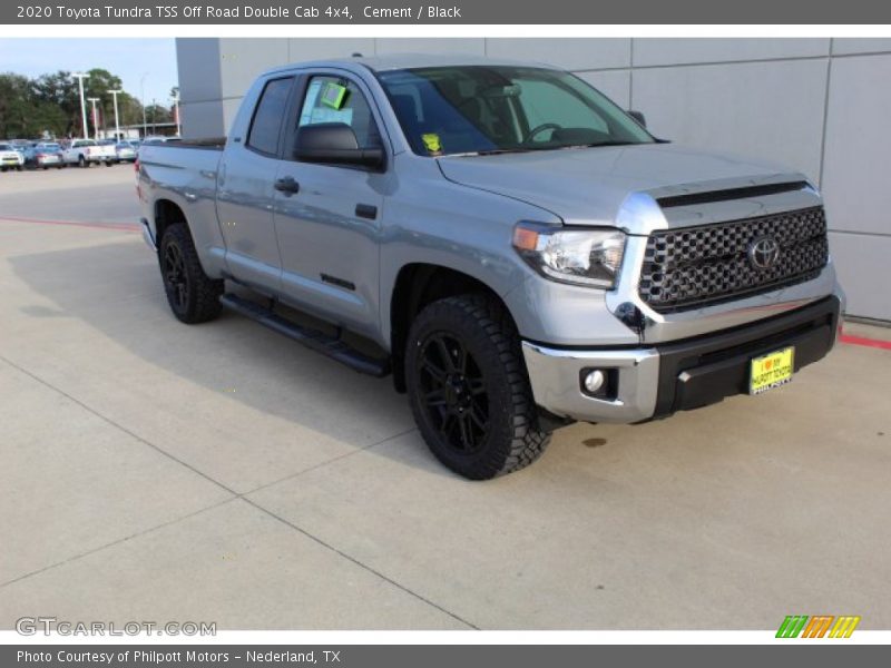 Cement / Black 2020 Toyota Tundra TSS Off Road Double Cab 4x4