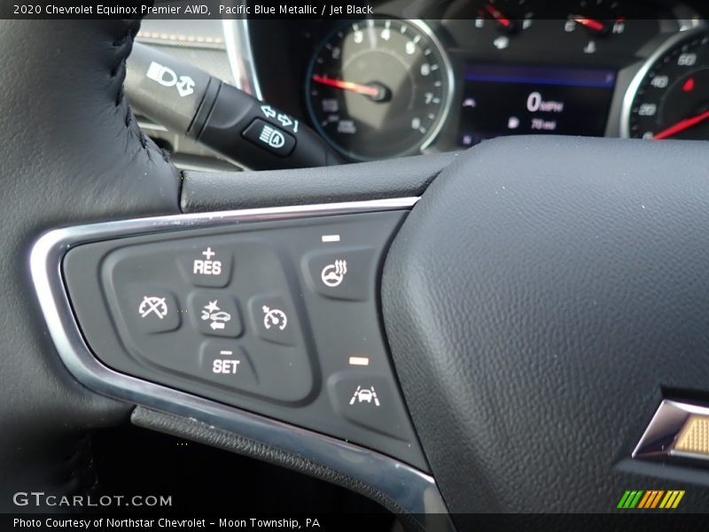 Pacific Blue Metallic / Jet Black 2020 Chevrolet Equinox Premier AWD