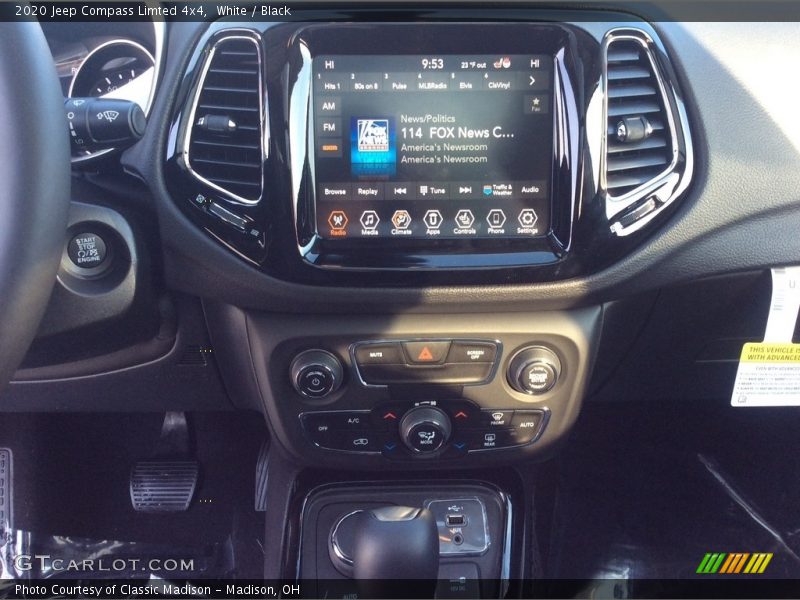 White / Black 2020 Jeep Compass Limted 4x4