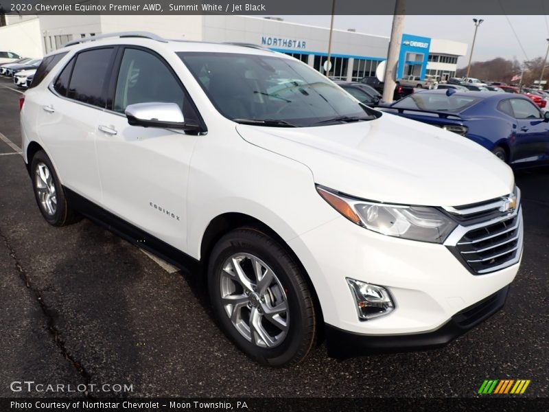 Summit White / Jet Black 2020 Chevrolet Equinox Premier AWD