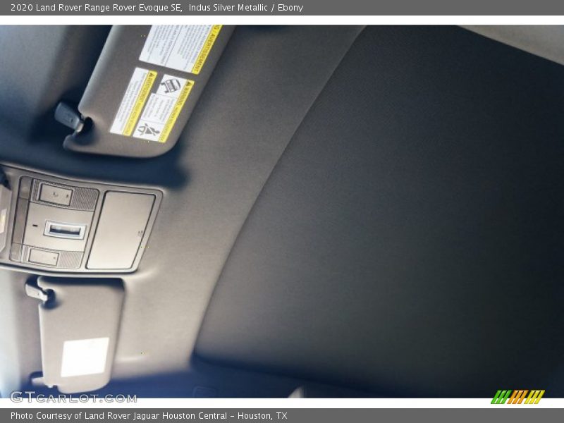 Indus Silver Metallic / Ebony 2020 Land Rover Range Rover Evoque SE