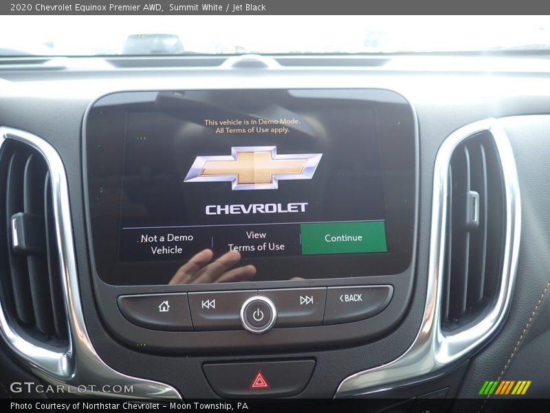 Summit White / Jet Black 2020 Chevrolet Equinox Premier AWD