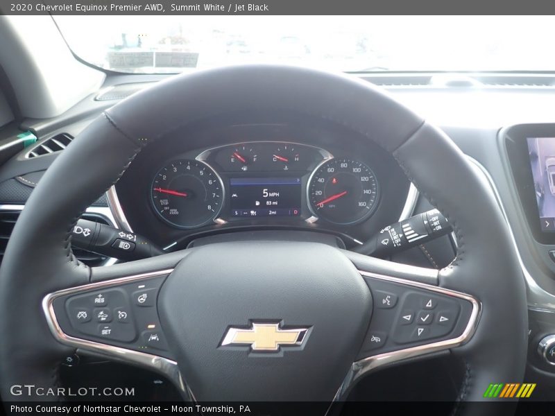 Summit White / Jet Black 2020 Chevrolet Equinox Premier AWD