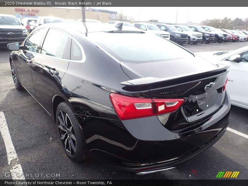 Mosaic Black Metallic / Jet Black 2020 Chevrolet Malibu RS
