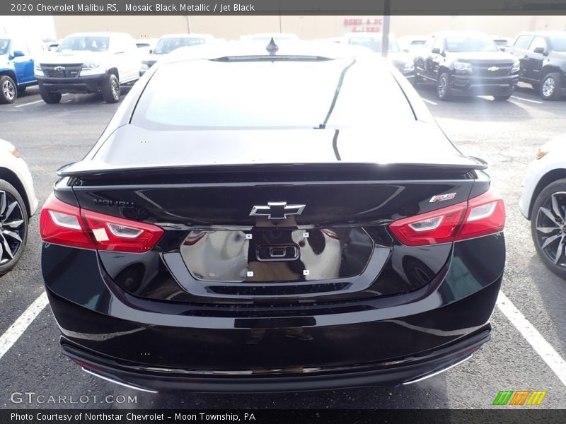 Mosaic Black Metallic / Jet Black 2020 Chevrolet Malibu RS