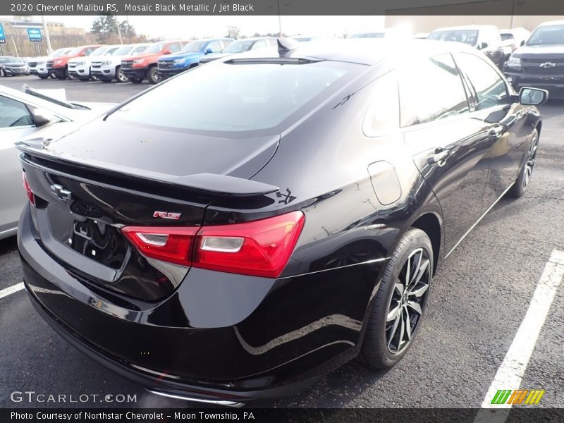 Mosaic Black Metallic / Jet Black 2020 Chevrolet Malibu RS