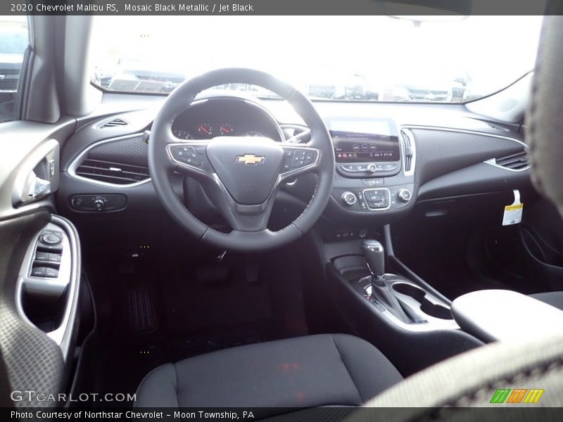 Mosaic Black Metallic / Jet Black 2020 Chevrolet Malibu RS