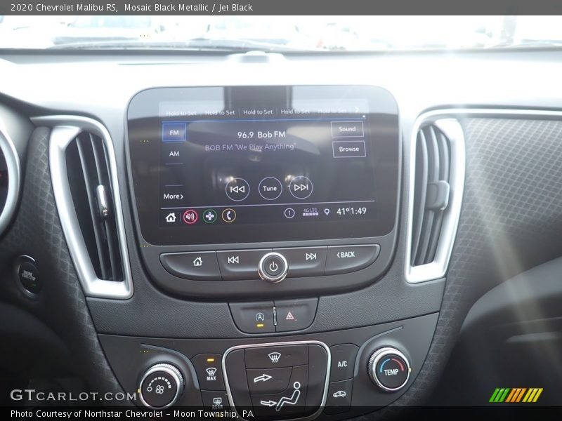 Mosaic Black Metallic / Jet Black 2020 Chevrolet Malibu RS