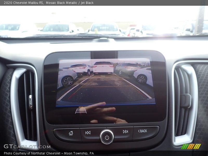 Mosaic Black Metallic / Jet Black 2020 Chevrolet Malibu RS