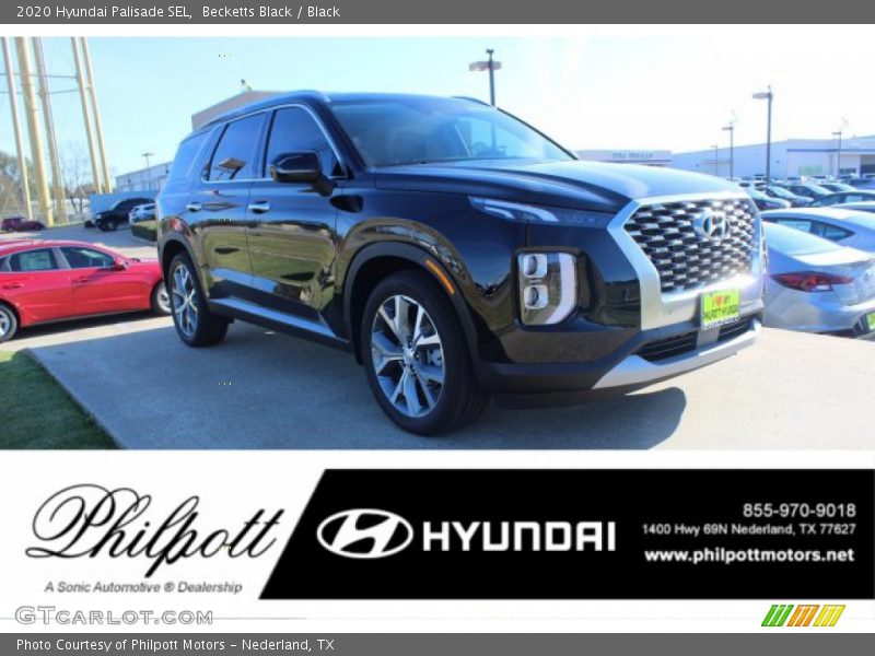 Becketts Black / Black 2020 Hyundai Palisade SEL