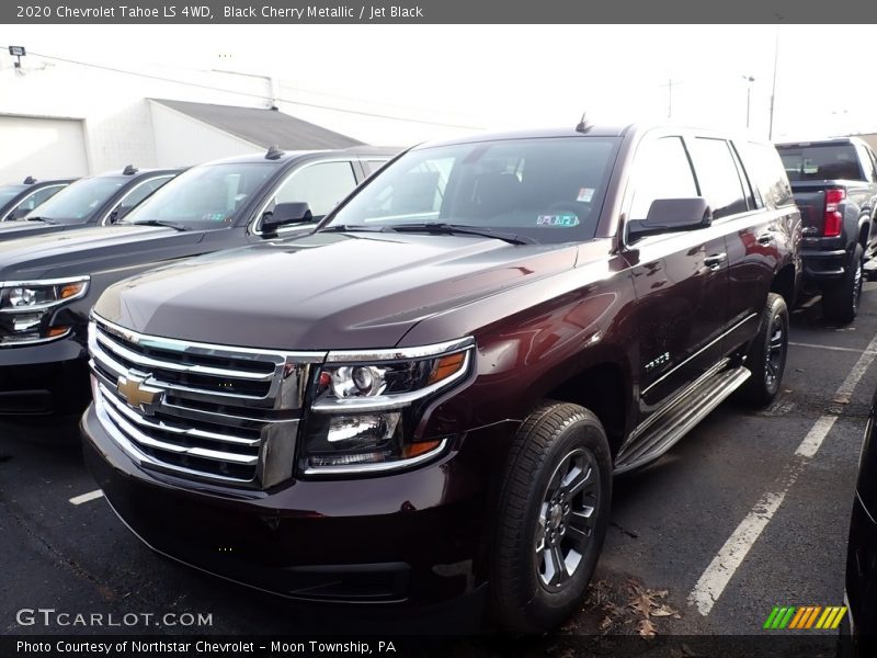 Black Cherry Metallic / Jet Black 2020 Chevrolet Tahoe LS 4WD