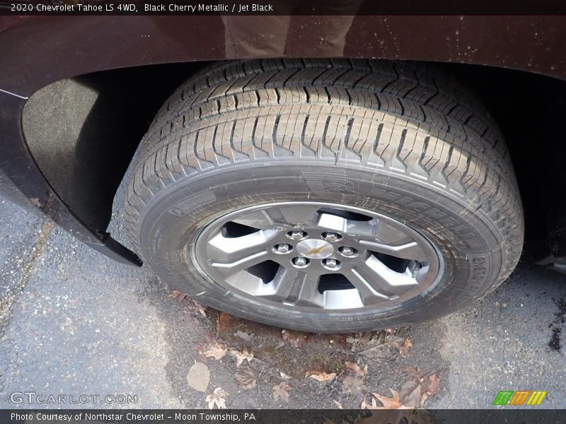 Black Cherry Metallic / Jet Black 2020 Chevrolet Tahoe LS 4WD