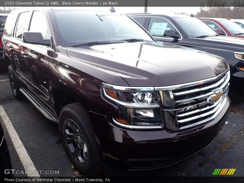 Black Cherry Metallic / Jet Black 2020 Chevrolet Tahoe LS 4WD