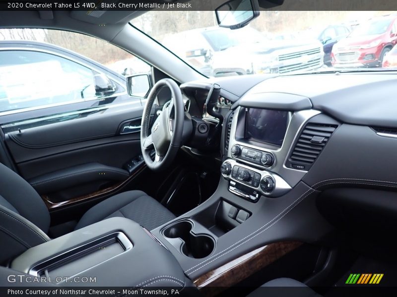 Black Cherry Metallic / Jet Black 2020 Chevrolet Tahoe LS 4WD