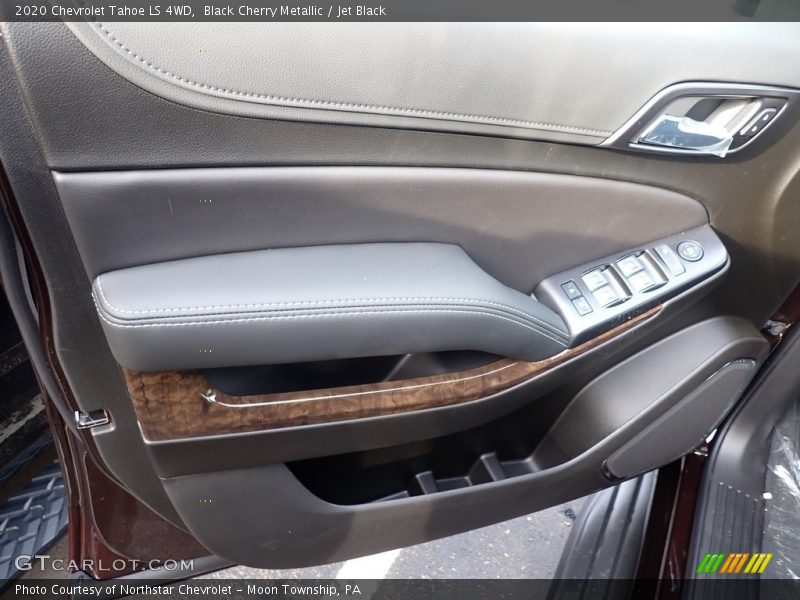 Black Cherry Metallic / Jet Black 2020 Chevrolet Tahoe LS 4WD