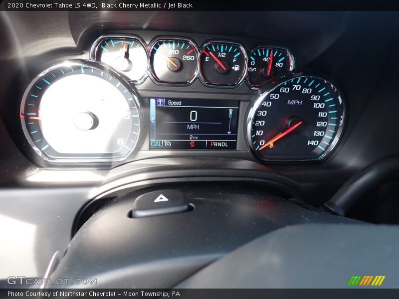 Black Cherry Metallic / Jet Black 2020 Chevrolet Tahoe LS 4WD