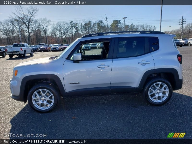 Glacier Metallic / Black 2020 Jeep Renegade Latitude 4x4