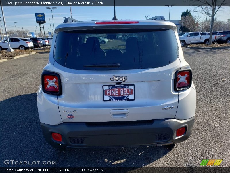 Glacier Metallic / Black 2020 Jeep Renegade Latitude 4x4