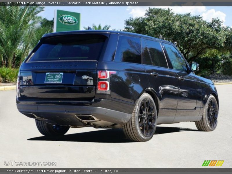 Santorini Black Metallic / Almond/Espresso 2020 Land Rover Range Rover HSE