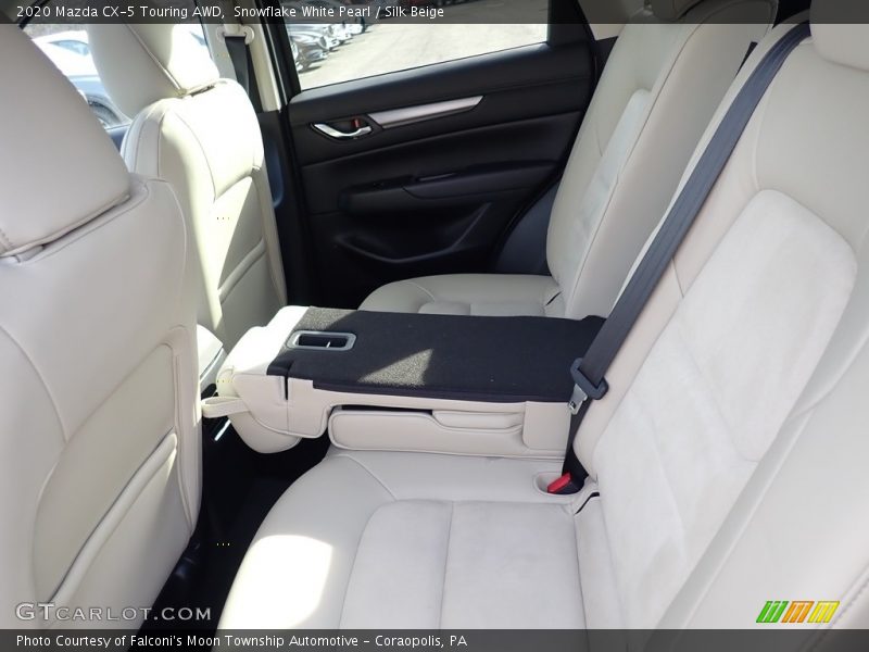 Snowflake White Pearl / Silk Beige 2020 Mazda CX-5 Touring AWD