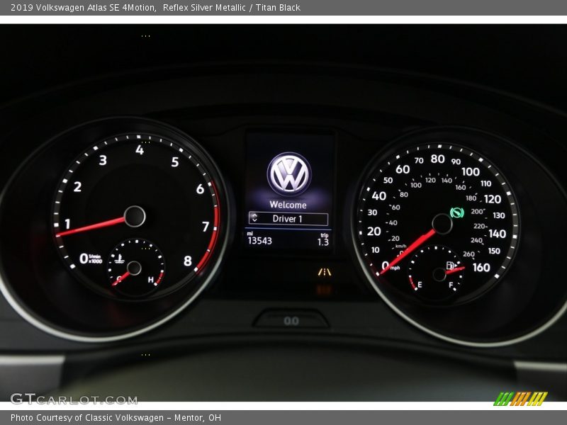  2019 Atlas SE 4Motion SE 4Motion Gauges
