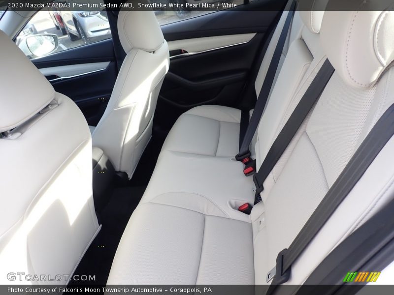 Snowflake White Pearl Mica / White 2020 Mazda MAZDA3 Premium Sedan AWD