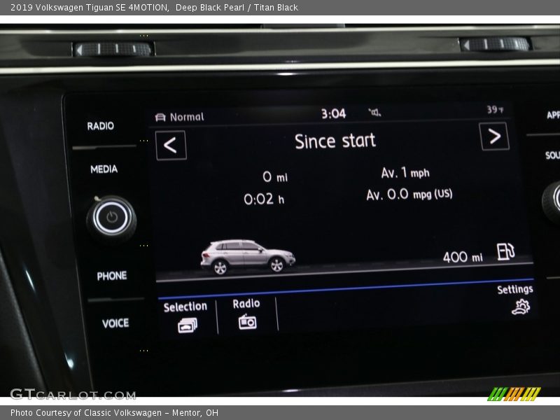 Deep Black Pearl / Titan Black 2019 Volkswagen Tiguan SE 4MOTION