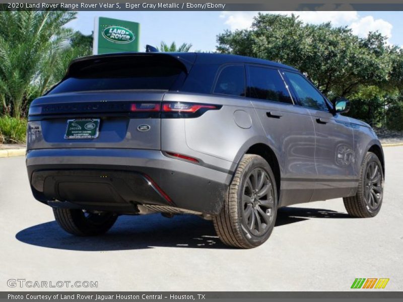 Eiger Gray Metallic / Ebony/Ebony 2020 Land Rover Range Rover Velar S