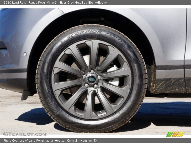 Eiger Gray Metallic / Ebony/Ebony 2020 Land Rover Range Rover Velar S