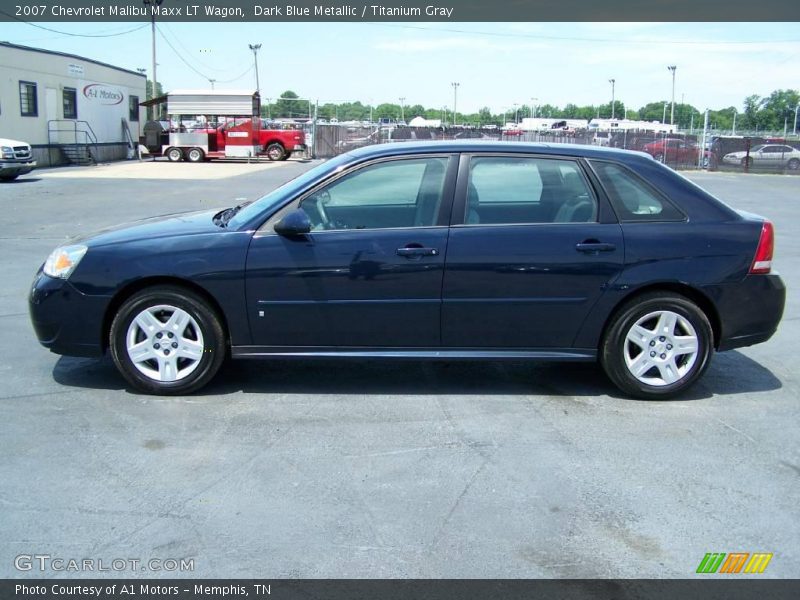 Dark Blue Metallic / Titanium Gray 2007 Chevrolet Malibu Maxx LT Wagon