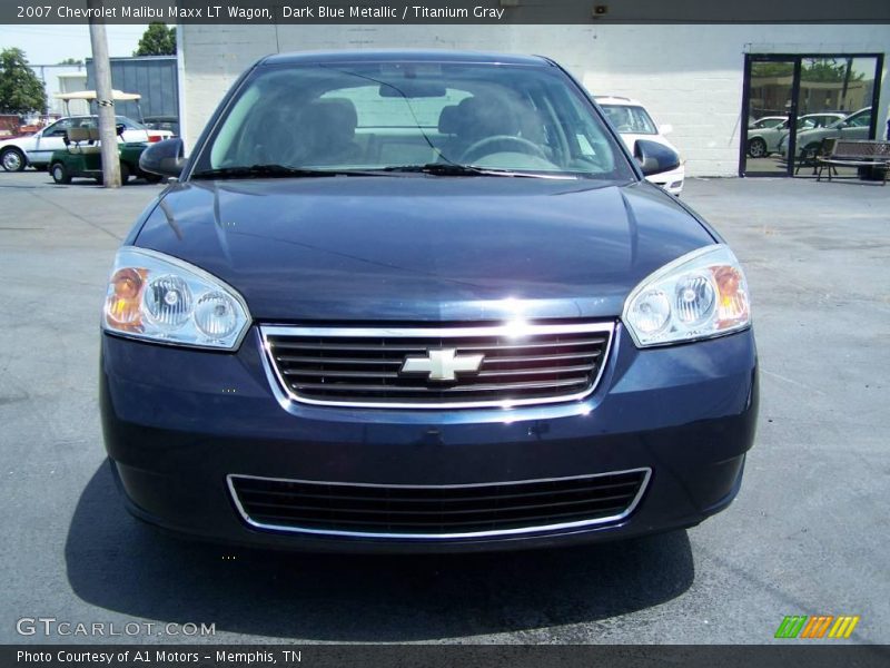 Dark Blue Metallic / Titanium Gray 2007 Chevrolet Malibu Maxx LT Wagon