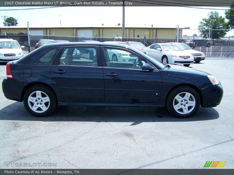Dark Blue Metallic / Titanium Gray 2007 Chevrolet Malibu Maxx LT Wagon