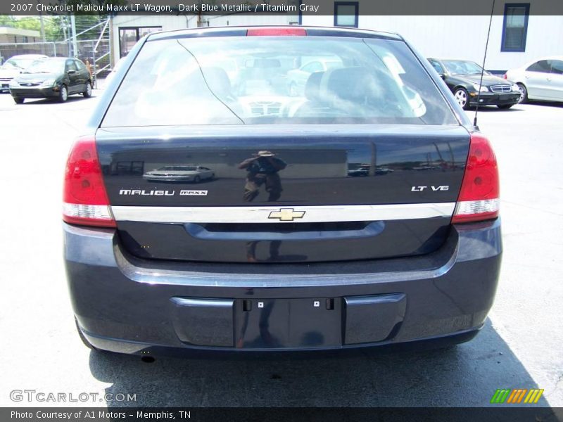 Dark Blue Metallic / Titanium Gray 2007 Chevrolet Malibu Maxx LT Wagon