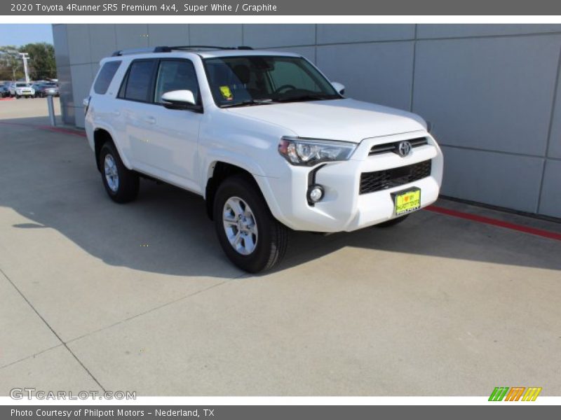Super White / Graphite 2020 Toyota 4Runner SR5 Premium 4x4